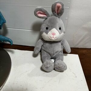 Gray and Pink Plush Calico Critters Bunny Toy